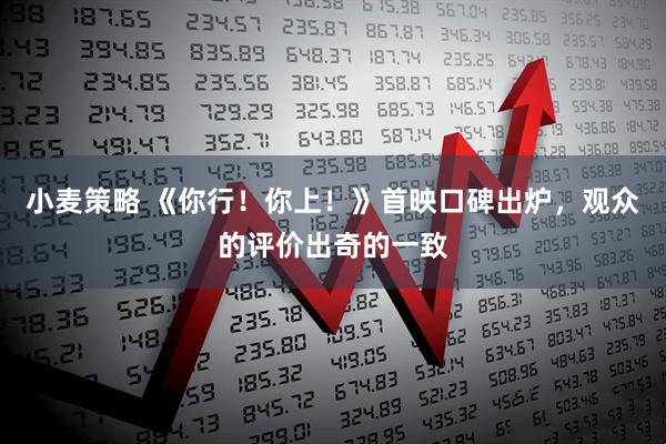 小麦策略 《你行！你上！》首映口碑出炉，观众的评价出奇的一致
