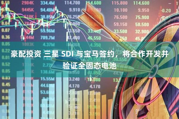豪配投资 三星 SDI 与宝马签约，将合作开发并验证全固态电池